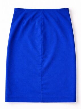 The Limited Blue Pencil Skirt 4 High Waisted Bodycon Stretch Work